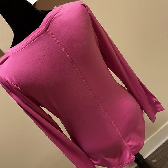 Bally | Pink Long Sleeve V-neck - Picture 8 of 16